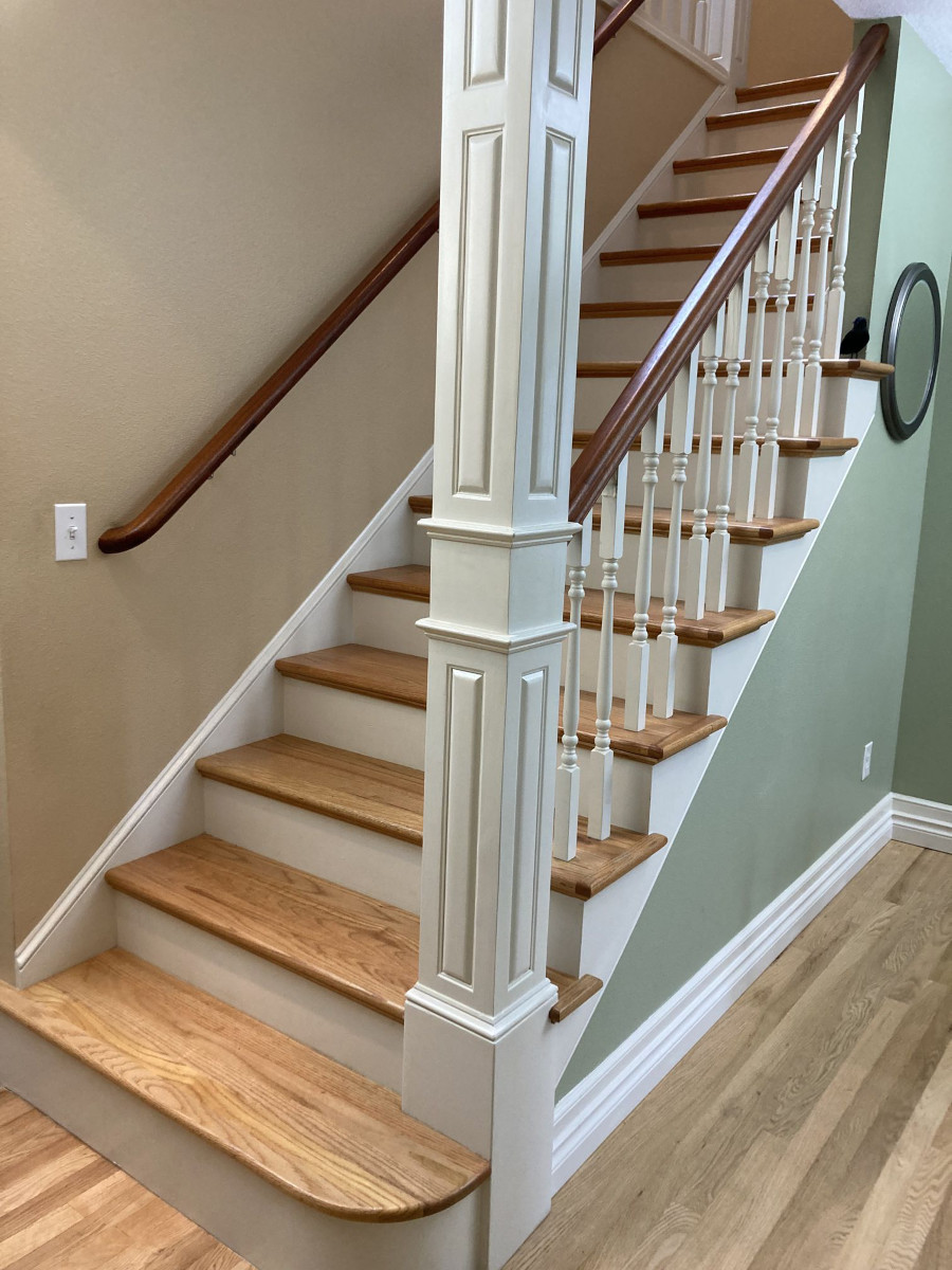 Newel Post and Handrails M2 CustomWorks
